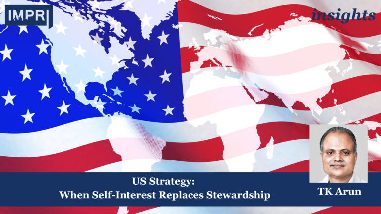 US Strategy: When Self-Interest Replaces Stewardship 3 strategy