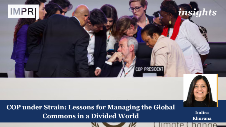 COP Under Strain: Lessons for Managing the Global Commons in a Divided World 8 Copy of Insights 4