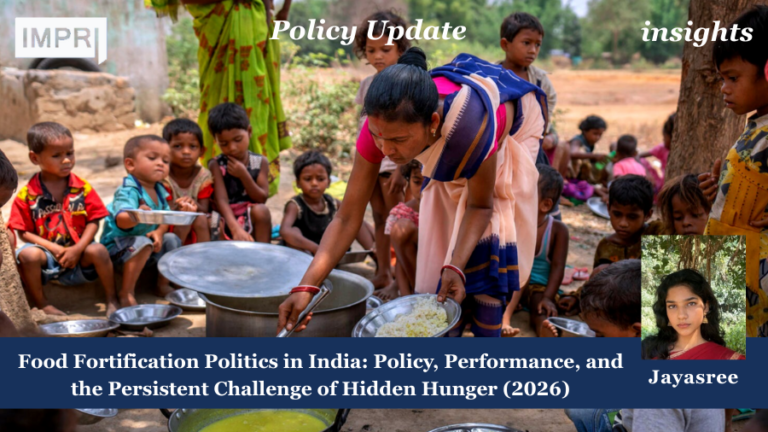 Food Fortification Politics in India: Policy, Performance, and the Persistent Challenge of Hidden Hunger (2026)