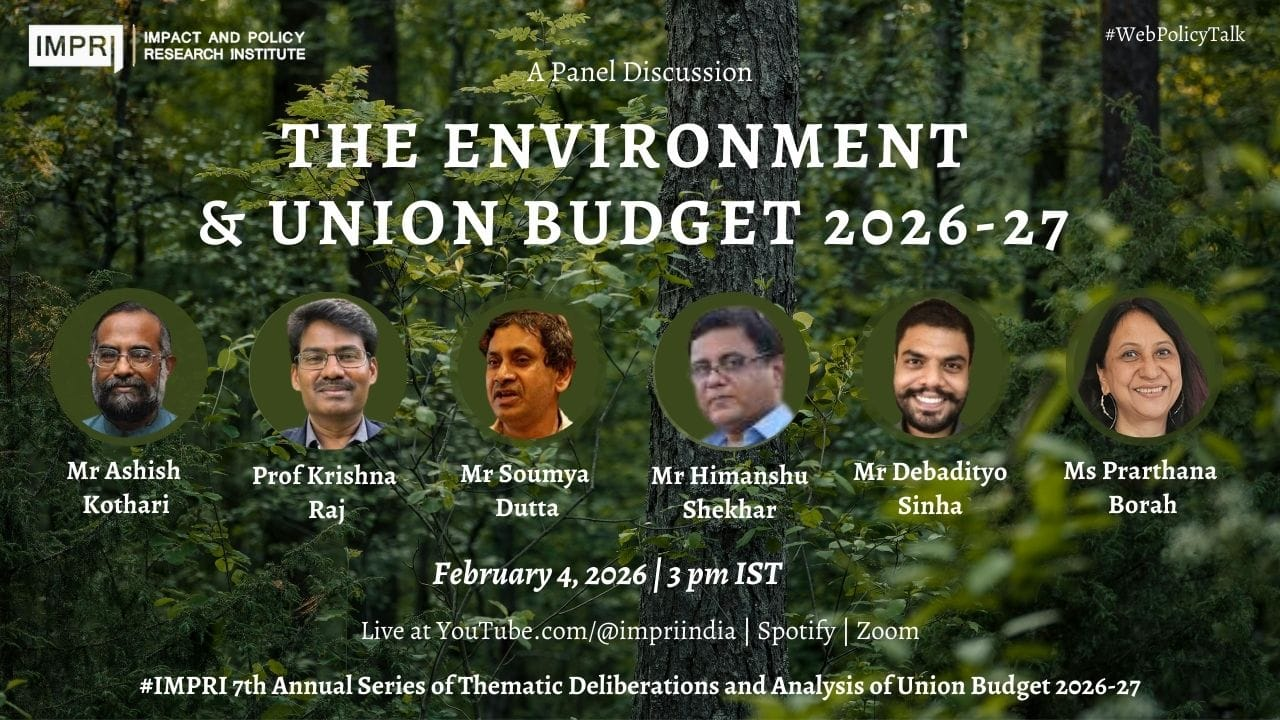 The Environment and Union Budget 2026-27