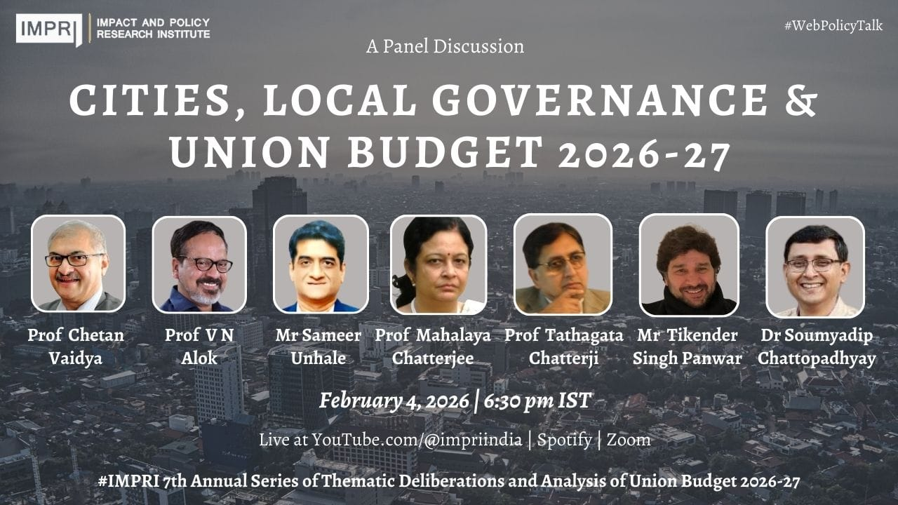 Cities, Local Governance and Union Budget 2026-27