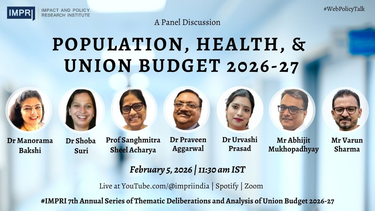 Population, Health, and Union Budget 2026-27