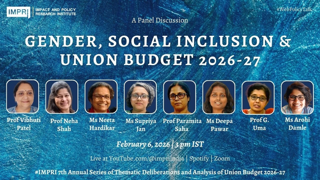 Gender, Social Inclusion and Union Budget 2026-27