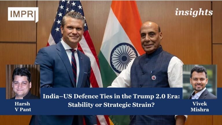 India-US Defence Ties in the Trump 2.0 Era: Stability or Strategic Strain