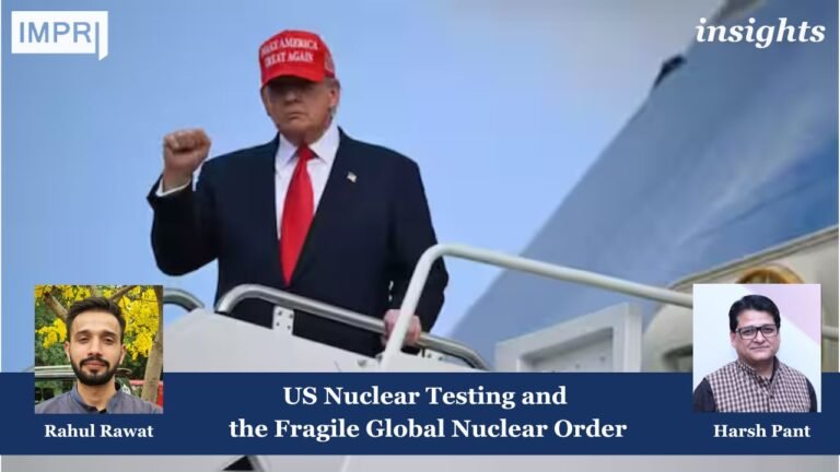 US Nuclear Testing and the Fragile Global Nuclear Order 3 US Nuclear Testing and the Fragile Global Nuclear Order