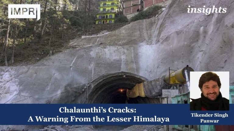 Chalaunthi’s Cracks: A Warning From the Lesser Himalaya 5 Copy of Insights 2