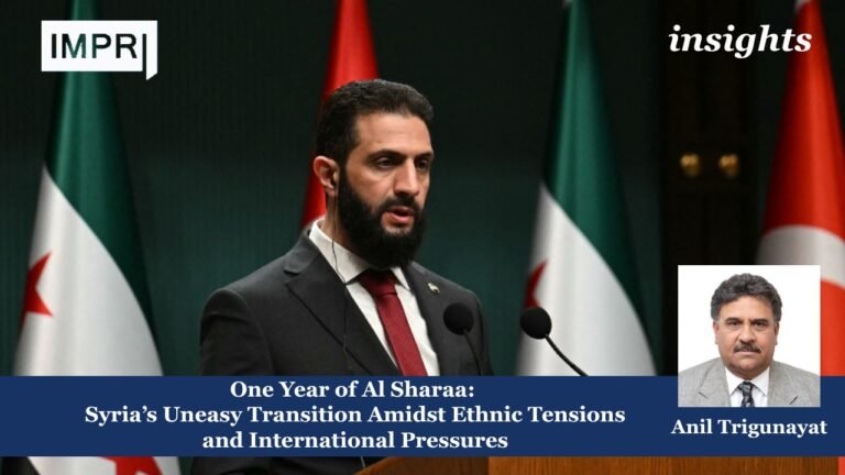 One Year of Al Sharaa: Syria’s Uneasy Transition Amidst Ethnic Tensions and International Pressures 4 Copy of Insights 5 2