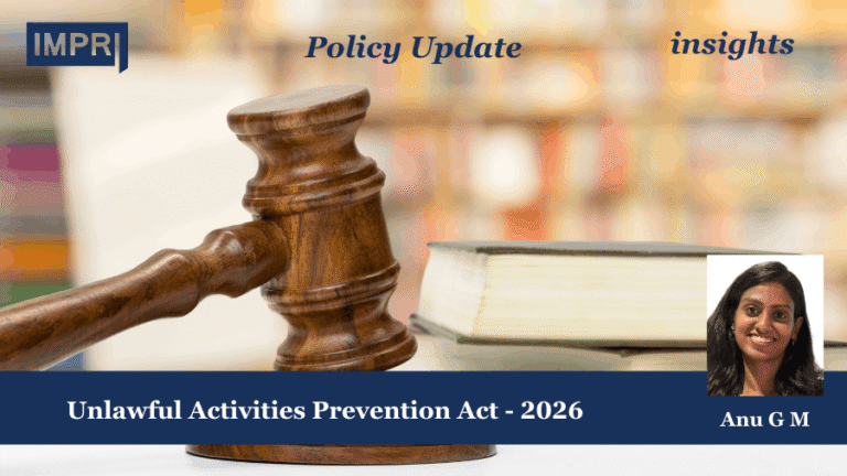 Unlawful Activities Prevention Act - 2026